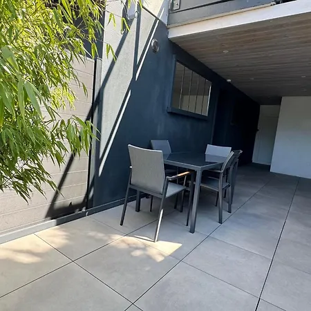 公寓 : T2 Moderne, Terrasse, Wifi, Parking, Animaux Ok - Fr-1-555-100 艾克斯莱班